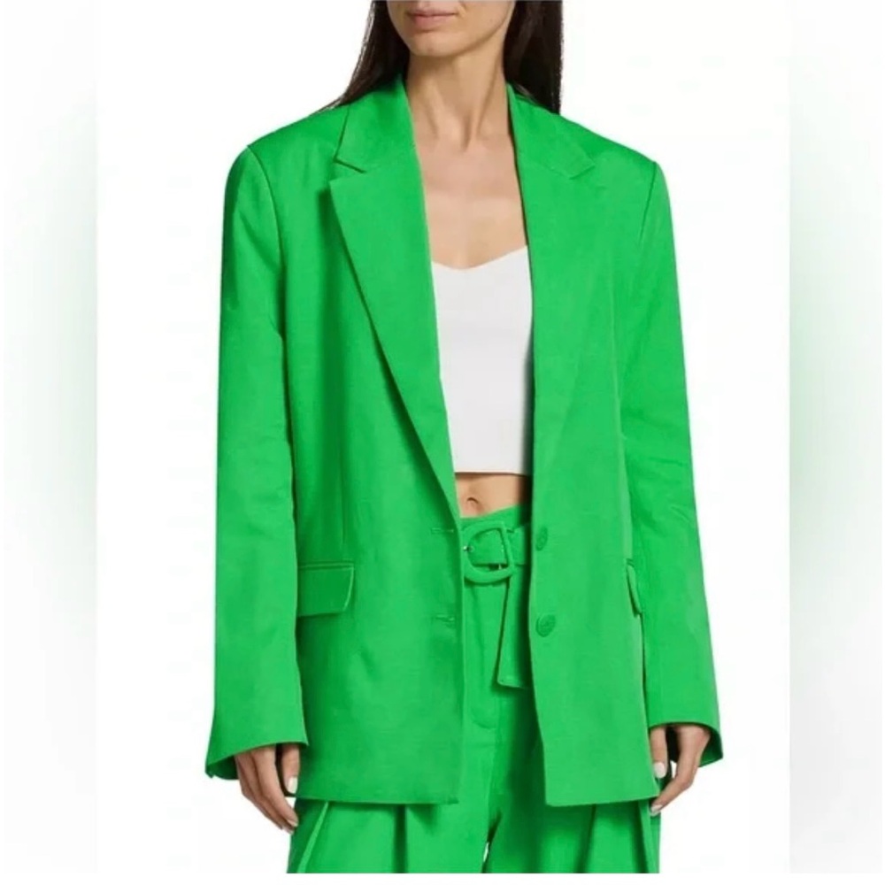 Nwt Farm Rio Oversized Green Blazer XS